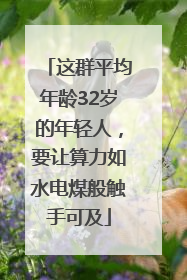这群平均年龄32岁的年轻人，要让算力如水电煤般触手可及