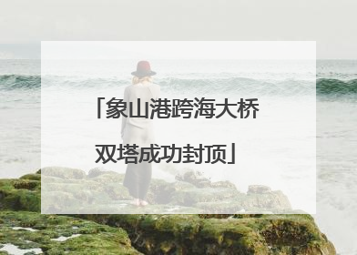 象山港跨海大桥双塔成功封顶