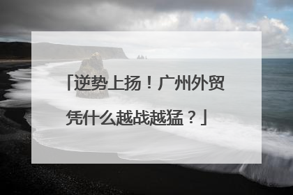 逆势上扬！广州外贸凭什么越战越猛？