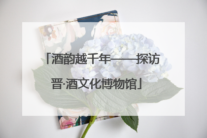 酒韵越千年——探访晋·酒文化博物馆