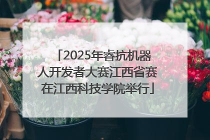 2025年睿抗机器人开发者大赛江西省赛在江西科技学院举行