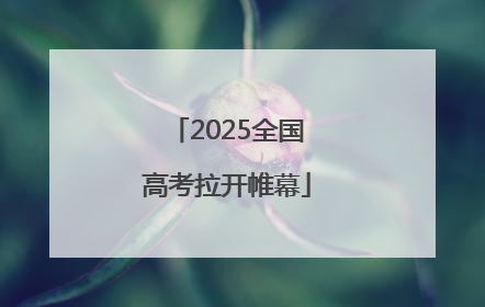 2025全国高考拉开帷幕