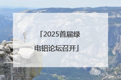 2025首届绿电铝论坛召开