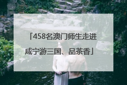 458名澳门师生走进咸宁游三国、品茶香