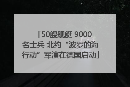 50艘舰艇 9000名士兵 北约“波罗的海行动”军演在德国启动