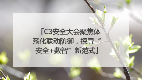 C3安全大会聚焦体系化联动防御，探寻“安全+数智”新范式