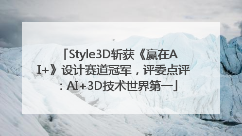 Style3D斩获《赢在AI+》设计赛道冠军，评委点评：AI+3D技术世界第一